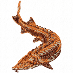 Fishes Embroidery Design 3 Fishes Embroidery Design 3
